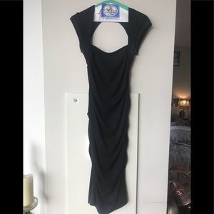 Nicole Miller Black Cocktail Dress (size small)